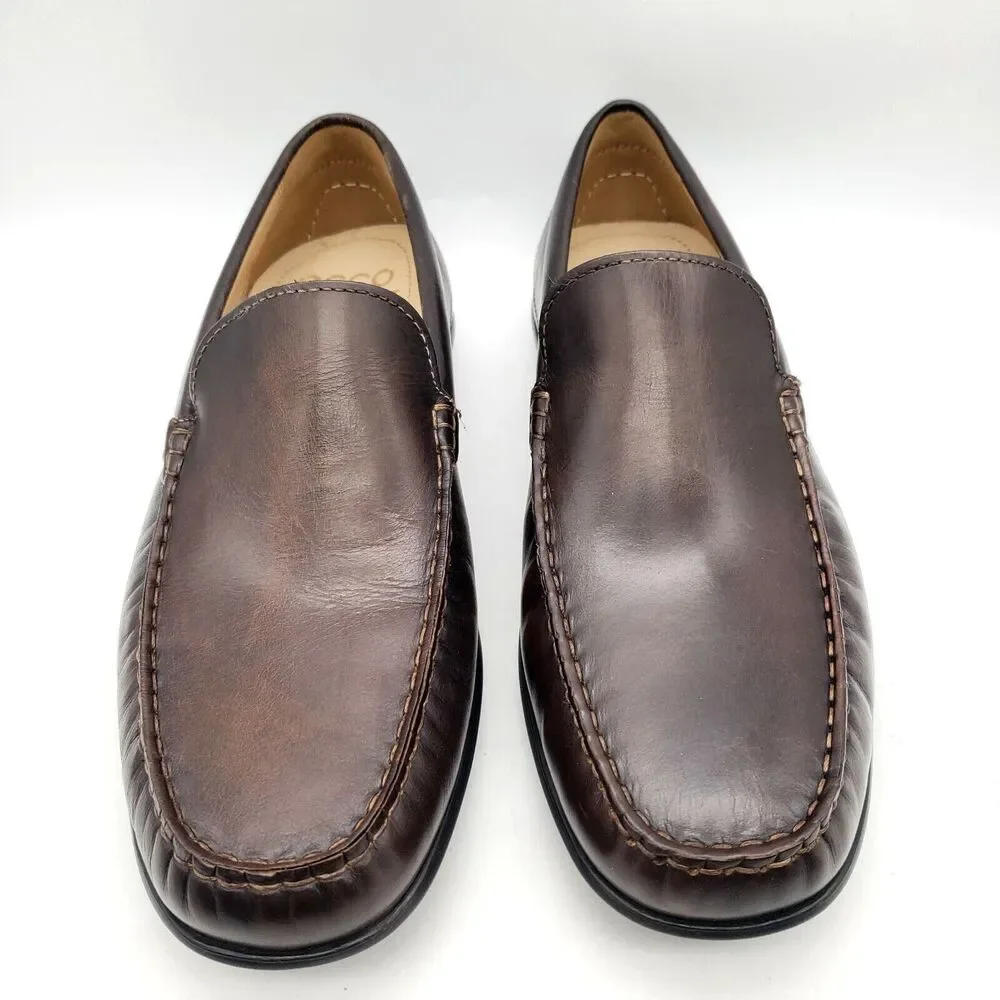 ECCO Classic Moc 2.0 Slip On Driving Shoes Loafer Brown US Men's Size 43, 9-9.5
